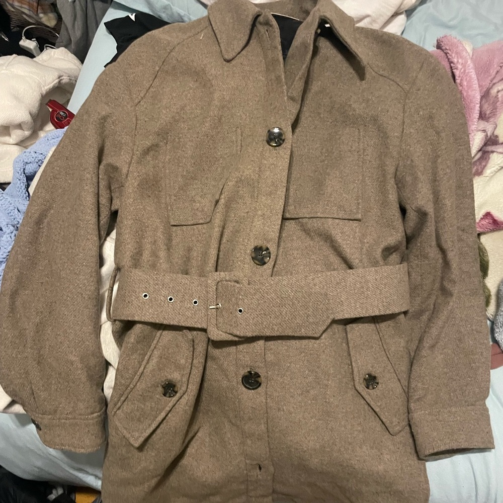 Zara wool blend coat